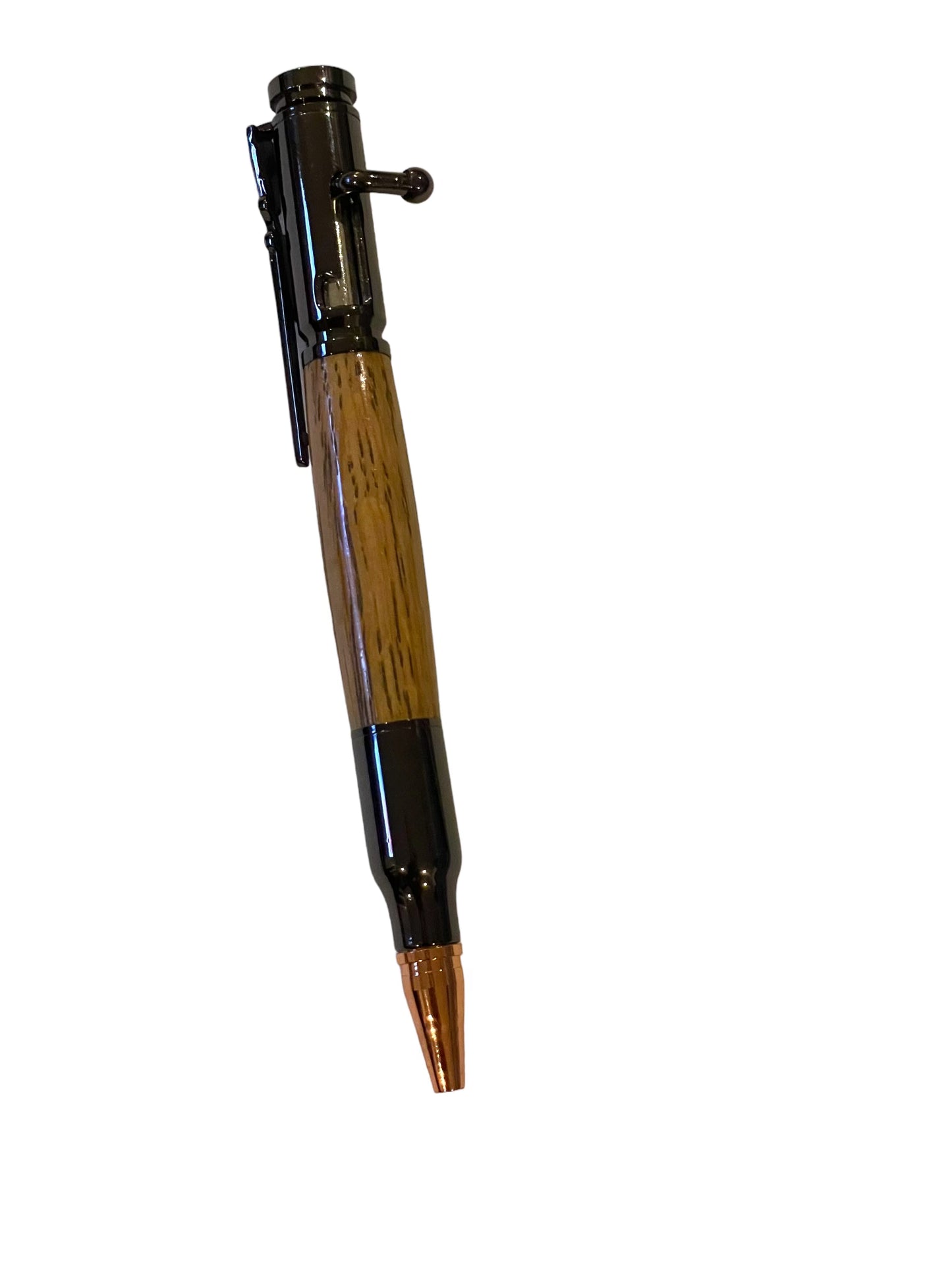 BALLPOINT PEN-HANDMADE BOLT ACTION IN WHISKEY BARREL