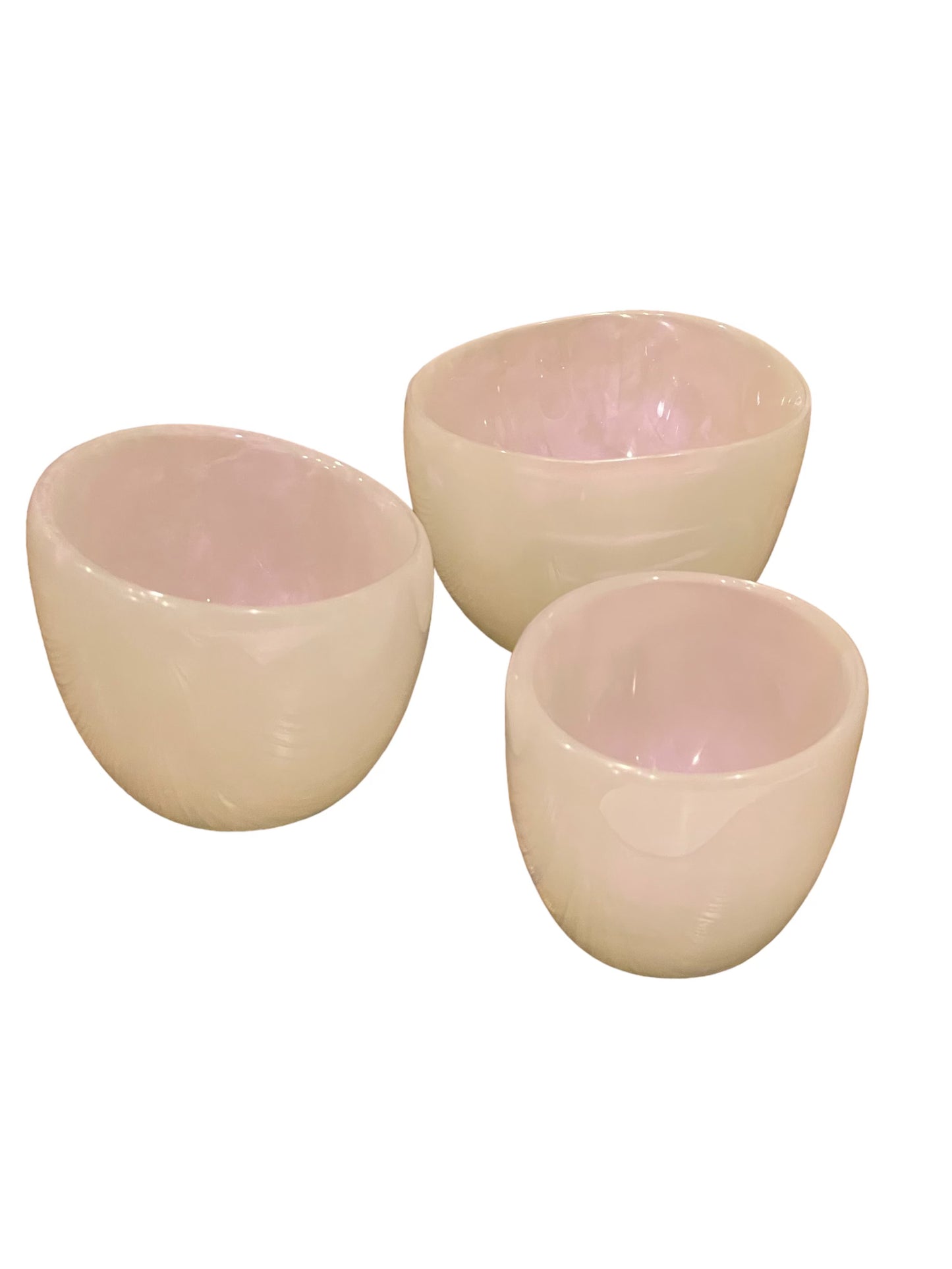 TRIO BOWLS IRIDESCENT CLOUD 3 BOWL SET