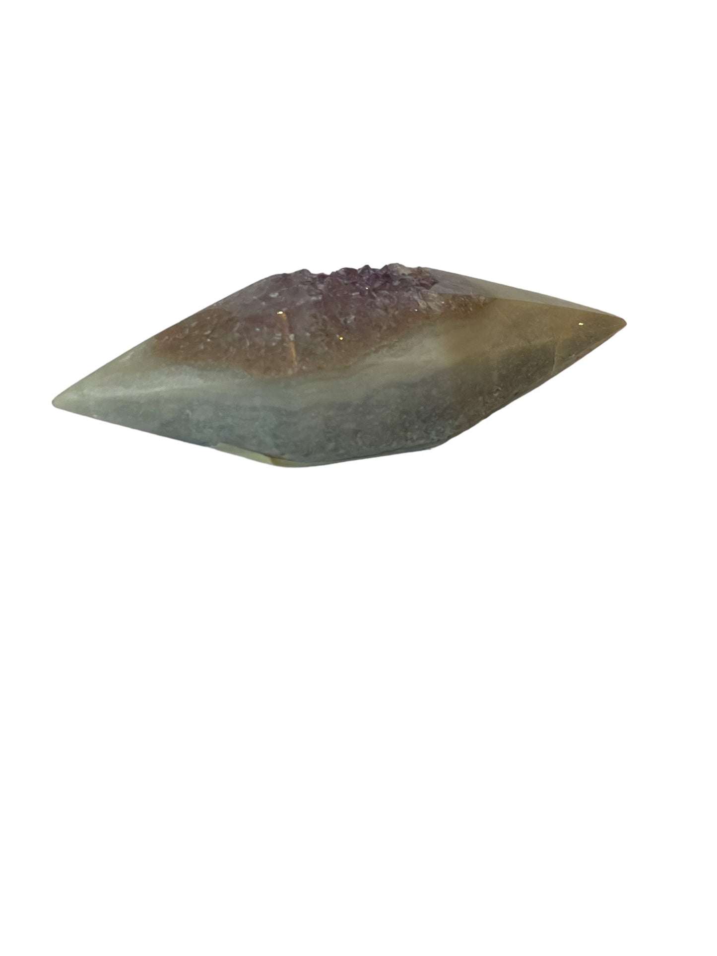 AMETHYST DOUBLE POINT HORIZONTAL 4.5"